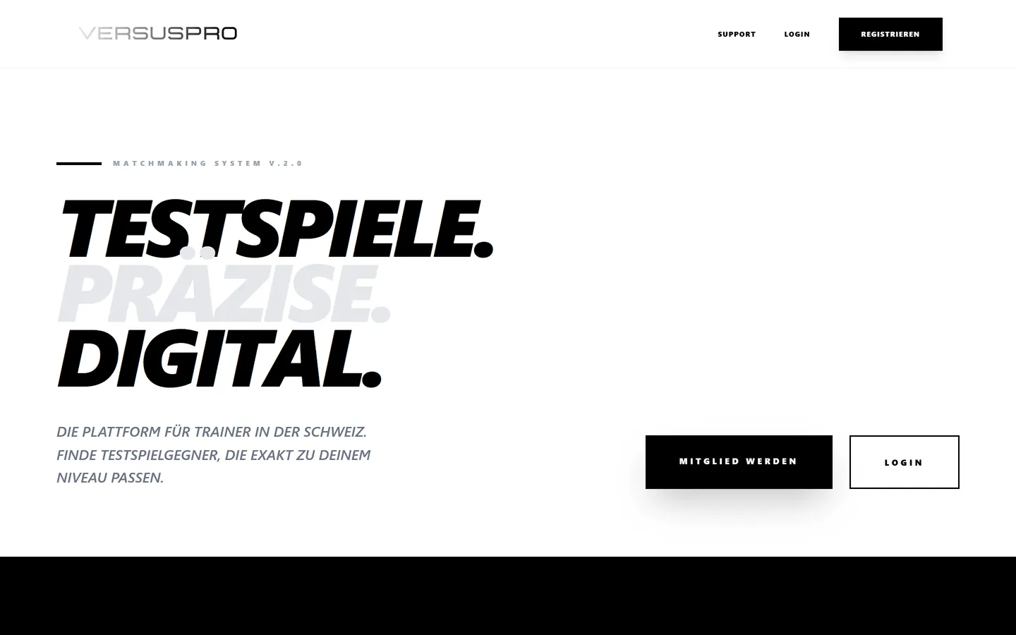 Startseite von versuspro.ch