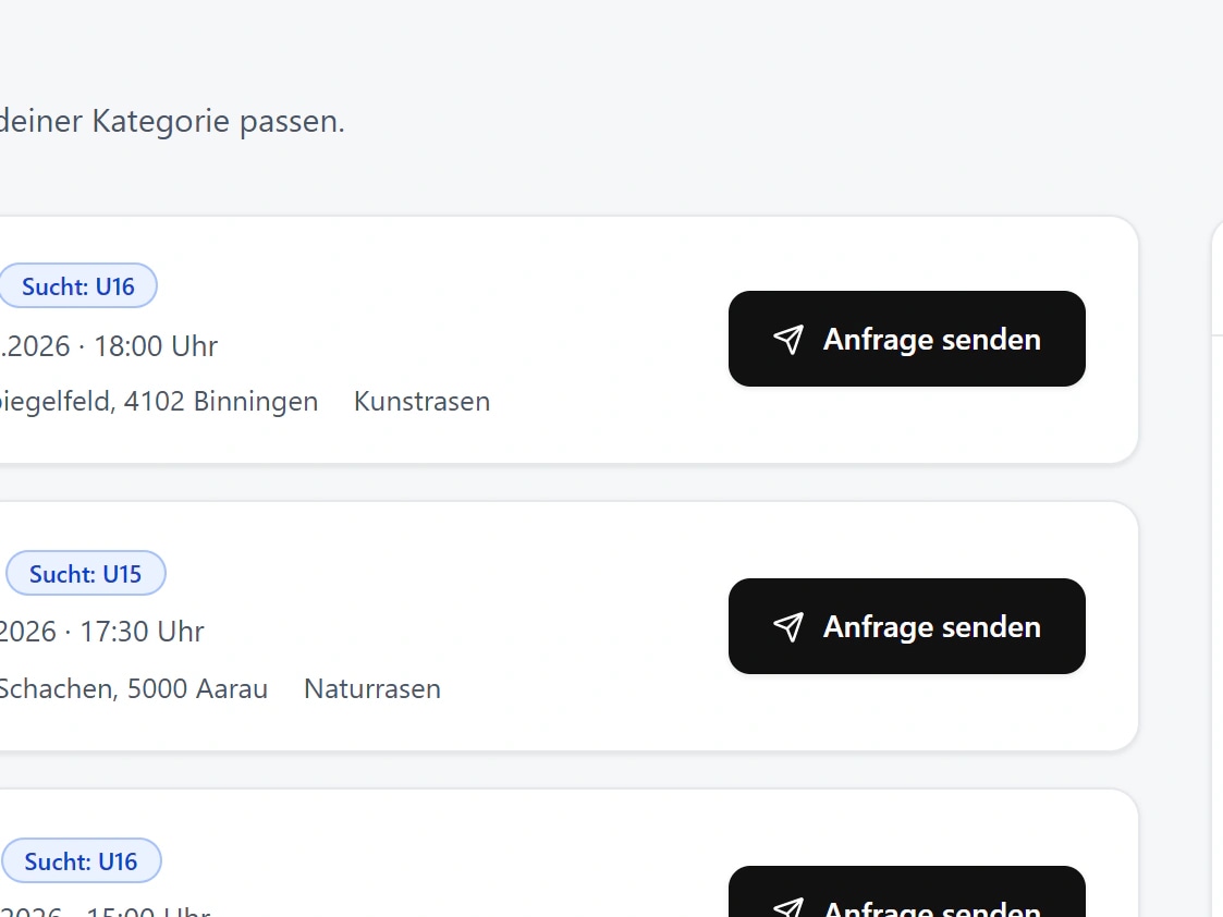 VersusPRO · Gegner finden