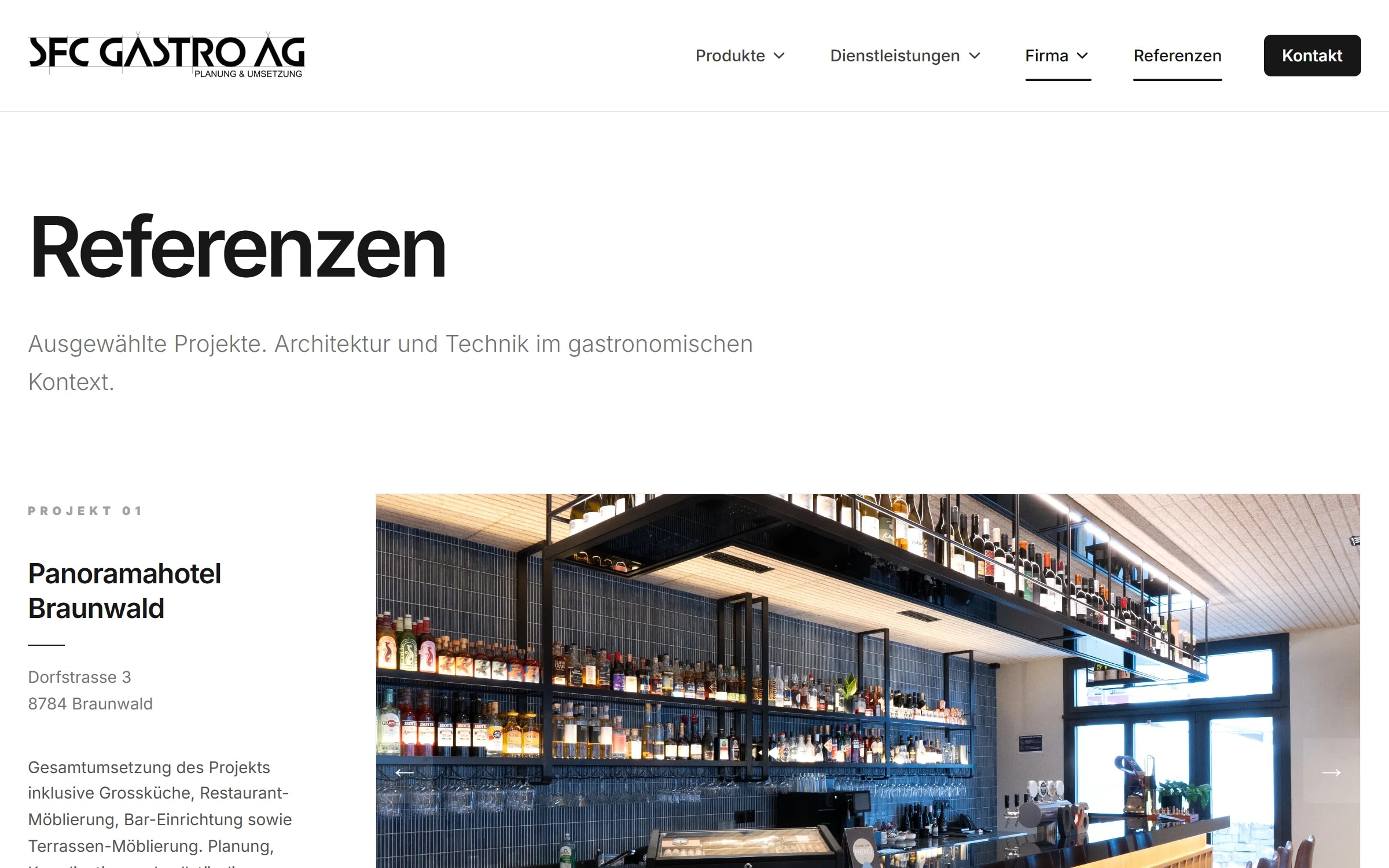 SFC Gastro: Referenzen und Kundenprojekte