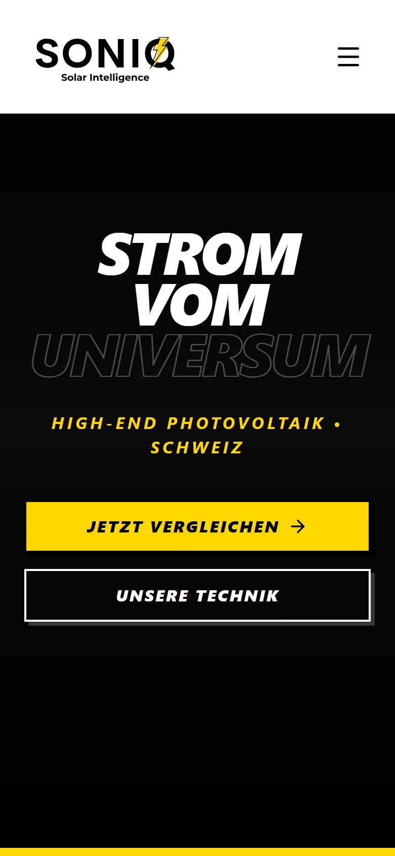 SONIQ auf dem Smartphone